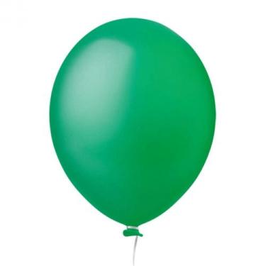 Imagem de Balão 5 Verde Bandeira Happy Day Pc 50