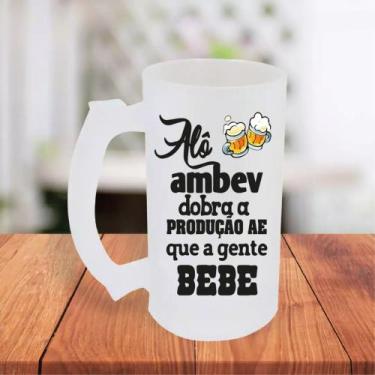 Imagem de Caneca De Chopp Jateada Personalizada Frases Engraçadas Amigo Parceiro