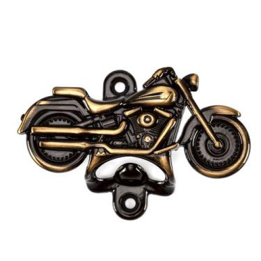 Imagem de Abridor De Garrafa Moto Harley Davidson Motoqueiro Metal Decoração - M