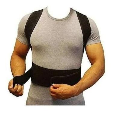 Imagem de Corretor De Postura Masculino Coluna Lombar Reforçada Cinta - oem