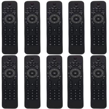 Imagem de Kit 10 Controle Remoto P/ Tv Philips 32pfl3403/78 - 32pfl5403/78 - LEL