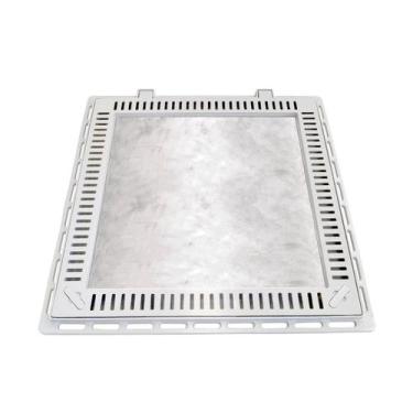 Imagem de Tampa Casa Máquina Piscina Rebaixada Art Grelha 80x80cm B2 - G.D.A. IN