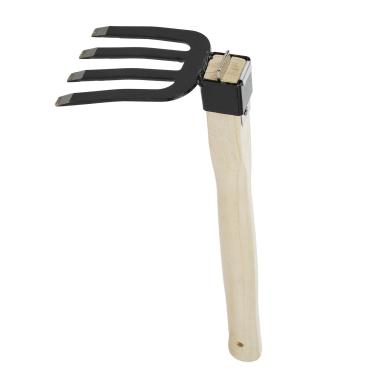 Imagem de Enxada de Mão Pequena Com Cabo de Madeira Curto, Ferramenta Manual de Jardim Artesanal para Capinar, Afrouxar o Solo, Melhorar a Saúde das Plantas, Ferramenta de (Tipo D)