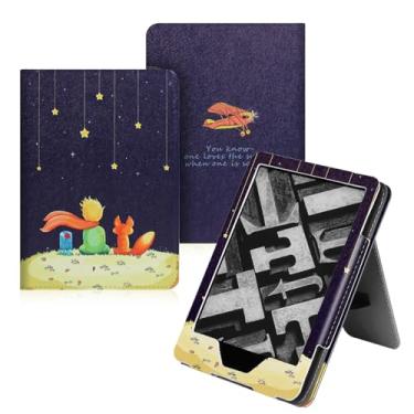 Imagem de GUKSRASO Capa com Suporte para Kindle Oasis 9ª/10ª 2017/2019 - Capa de pu DuráVel com Auto Sleep Wake, Slot para CartãO, Recurso de AlçA de MãO