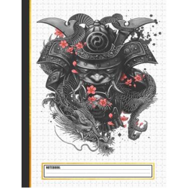 Imagem de Samurai Warrior Japanese Bushido Knight Notebook: Notebook for Boys and Girls, Composition Size 8.5x11 With Lined and Blank Pages, Perfect for Note-taking, ... (Samurai Journals)
