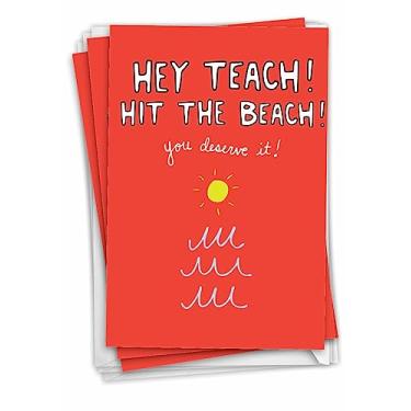 Imagem de NobleWorks - Sortido de 3 cartões engraçados de agradecimento aos professores dos EUA com envelopes (3 designs, 1 cada) Pacote sortido em massa bem-humorado para professores, treinadores, mentores - Student Gratitude VC10378TTG-C1x3