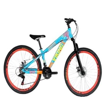 Imagem de viking Azul laranja Tuff25/30 do grau cambio Shimano rodas vmaxx laran