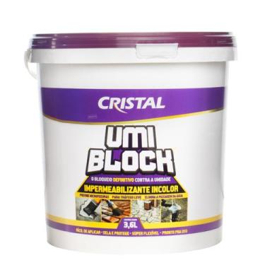 Imagem de Selante Impermeabilizante Para Pequenos Reparos Umi Block 3,6L Cristal