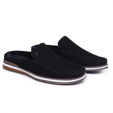 Imagem de Mocassim Mule Nobuck Masculino Vancouver Clássico Preto - Vancouver Ou