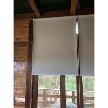 Imagem de Cortina Rolo 100% Blackout Preço De Fabrica (cinza, L 1,30 X A 1,20)