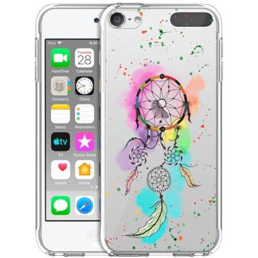 Imagem de GlamCase - Capa Clr impressa pintada de azul Dream Catcher para iPod Touch 7ª/6ª/5ª geração