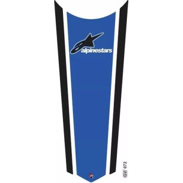 Imagem de Adesivo Faixa  Gravata  Tanque Resinado Cg Apinestars 072 - Resitank