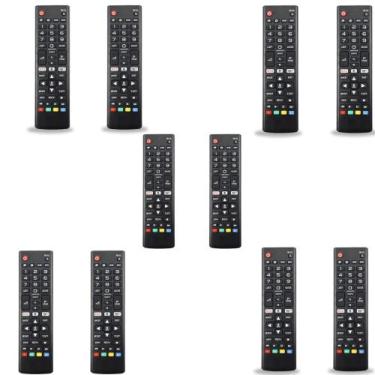 Imagem de Kit 10 Controles Remoto Compatível Tv Lcd LG Netflix Prime - Coisaria