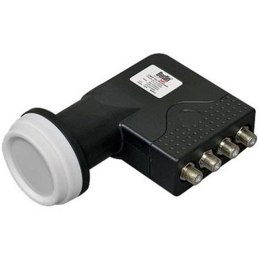 Imagem de Lnbf Universal Banda Ku Quádruplo Para Antenas Off-Set ( Mini Parabólicas ) De 45 A 90Cm