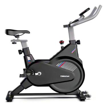 Imagem de Bike Ergométrica Roda De Inércia De 5kg + Monitor Cardiaco Carga Máx 120kg Preto
