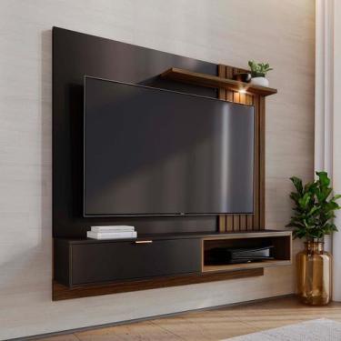 Imagem de Painel Ripado Suspenso para TV até 60 Pol com Led 160x156cm Tocantins 