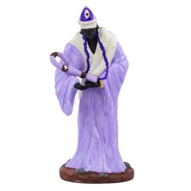 Imagem de Escultura Orixá Nanã Lilás 22 cm em Resina - Lua Mística - 100% Origin