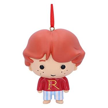 Imagem de Nemesis Now Enfeite de pendurar Chibi Festivo Decorativo Harry Potter Ron, 7,5 cm, Vermelho