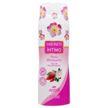 Imagem de Sabonete Intimo Líquido Aromático 200ml Apinil, ROSA MOSQUETA