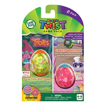 Imagem de LeapFrog RockIt Twist Dual Game Pack: Trolls Party Time With Poppy and Cookie's Sweet Treats