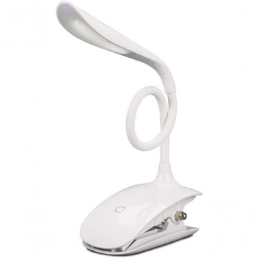 Imagem de Luminária De Mesa 14 Leds Usb Com Grampo Para Prender Garra