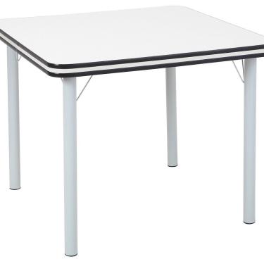 Imagem de Mesa Para Sala De Jantar Gisele Estilo Clássico Branco Preto