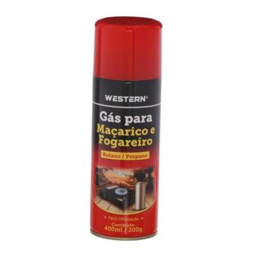 Imagem de Gas Para Macarico E Fogareiro Western 400ml