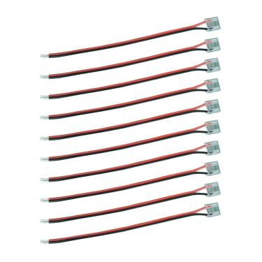 Imagem de Kit 10 Emendas Conector De Saída Astraled Para Fita De Led 10mm Em-034