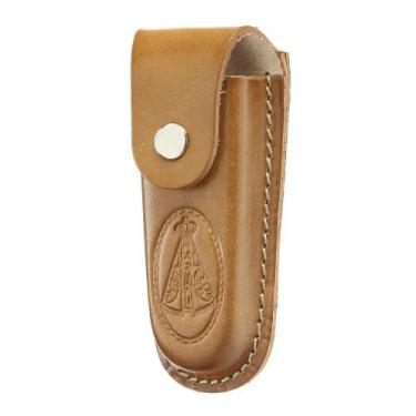 Imagem de Bainha para Canivete Grande em Couro Nossa Senhora Aparecida Rodeo Wes