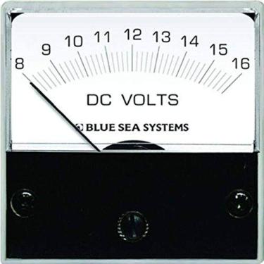 Imagem de Medidor eletromecânico Blue Sea Systems 8028 Voltímetro Micr