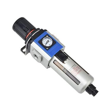 Imagem de Filtro de Fluxo do Compressor de Ar, Separador de óleo de água do Regulador de Pressão Com Acessório de Bitola, Liga de Alumínio, 40μm ou 5μm, Pt1/4 Pt3/8 Pt1/2, 0,4MPa, Manual,