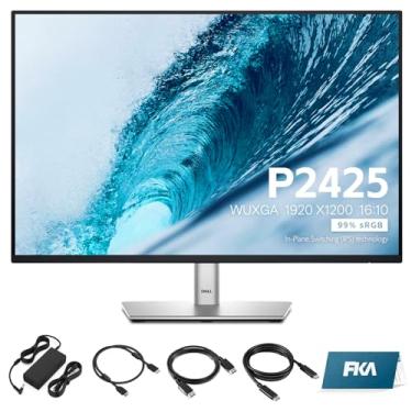 Imagem de FKA Monitor Dell Pro 24 Plus P2425 - 24,07", Wuxga 1920 X1200, 16:10, Tela De Computador Com Displayport, Hdmi E Cabos Usb, Pacote 1 (Novo)