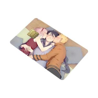 Imagem de Haruno Sakura 4pcs Adesivos De Pele De Cartão De PVC Para Banco Ônibus