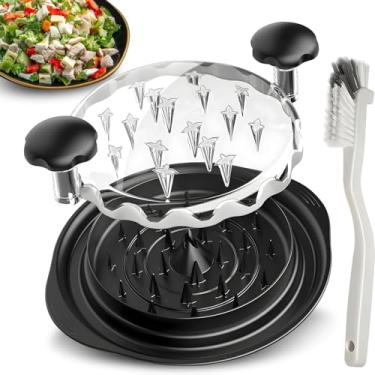 Imagem de SWISSTON Triturador De Frango Torcido Grande - 10'' Carne Para Peito, Moedor Visível Utensílios Cozinha Com Escova, Tira Antiderrapante Forte, Livre Bpa, Adequado Porco E Bovina