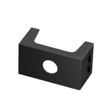 Imagem de Monte Seu Kit de Tomadas e Interruptores Preto Fosco Apagadores de Luz 10 20 A 220 V Duplo Paralelo (Módulo Furo Cabo 8mm)