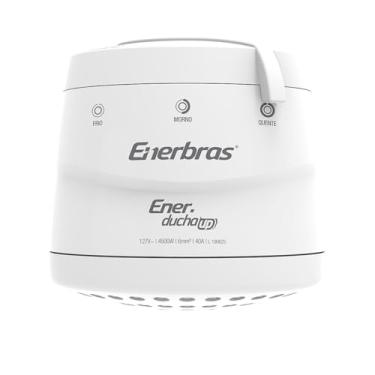 Imagem de Chuveiro Elétrico Ducha Enerbras Up, 4500W, 127V, 3 Temperaturas, Branco