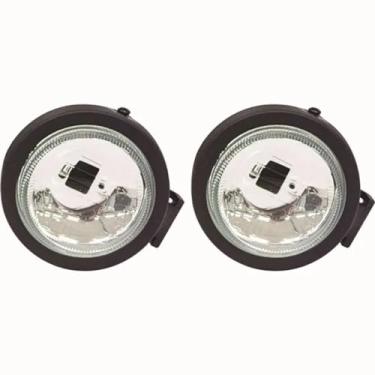 Imagem de Par Farol Auxiliar Mini Milha Redondo Sun Ray 85Mm uso geral Cristal