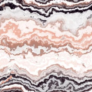 Imagem de Papel de Parede Adesivo Lavável Rosa Cinza Marmorizado 5m