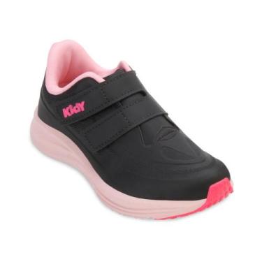 Imagem de Tênis Kidy Infantil KD24-43810, Preto, Rosa, 27