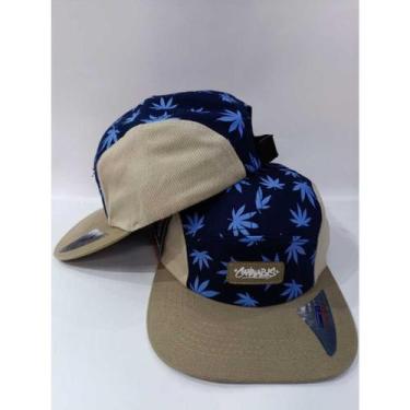 Imagem de bone chapeu five masculino feminino aba reta JM snapback five panel - 