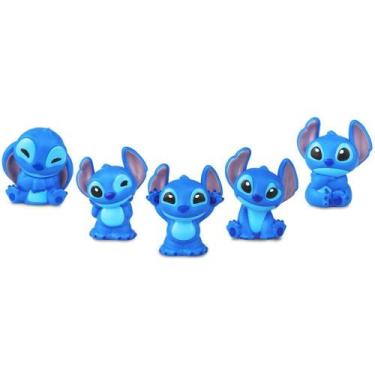 Imagem de Boneco e Personagem STITCH 6CM com 5 Little FIGS - Cardoso TOYS