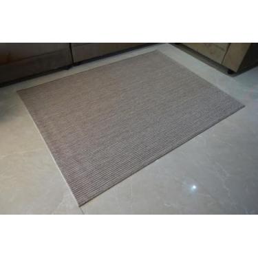 Imagem de Mega Tapete para sala Quadrado Artesanal Look Gerbera A 215x215 cm