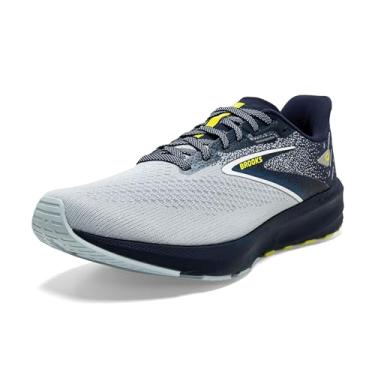Imagem de Brooks Tênis de corrida masculino Launch 10 Neutral, Íris/azul balada/enxofre, 47