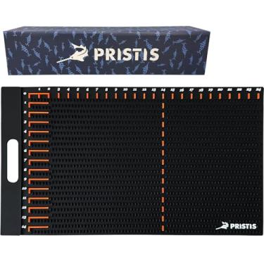 Imagem de Pristis Tapete antiderrapante para filetes de peixe com escala de medição, placa de limpeza grande e rolável com textura e régua para escala de filetagem, 71 cm x 40 cm, kit de ferramentas de corte