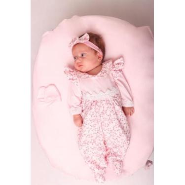 Imagem de Saída Maternidade Menina Sofia Estrelinha 04 peças Roupas de Bebê - Jo