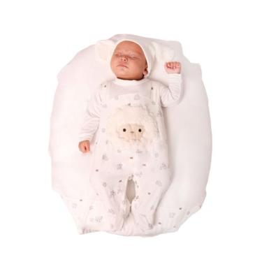 Imagem de Saída Maternidade Ovelhinha Menino e Menina 4 Peças Roupas de Bebê - J