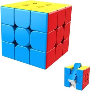 Imagem de Cubo Mágico Profissional 3x3x3 Colorido - Alta Velocidade, Interativo, Antienrosco, Ideal Para Speedcubing E Competição - Ultrasuave e Leve