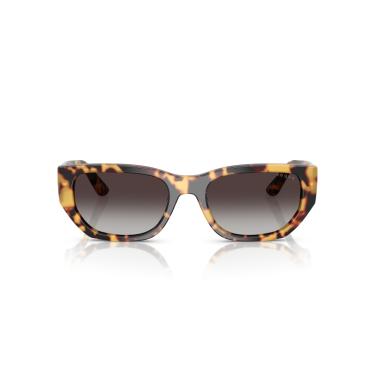 Imagem de Óculos de Sol Vogue Eyewear 0VO5586S 26058G Tam 53 / Amarelo Tartaruga - Lentes Cinza Gradiente