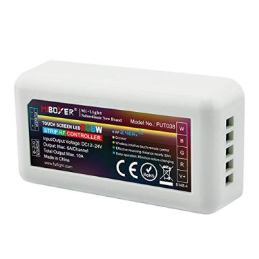 Imagem de LGIDTECH FUT038 Miboxer 4-Zone Controller Receiver Box DC 12-24V para fita de LED RGBW 5 fios, smartphone não pode controlar diretamente