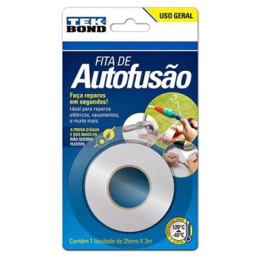 Imagem de Fita de autofusão 25mm x 1m - tekbond 21281025102